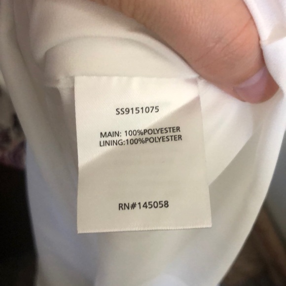 🌺 White Orchid Tropical Floral Backless Cross Maxi Dress ❣️ Holiday Getaway - Picture 10 of 11